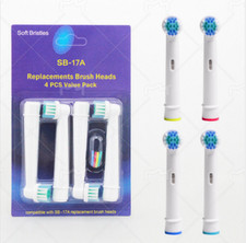Testina Spazzolino Elettrico per Oral-B Pro 1 Spazzolino Elettrico &Plus Edition 4PCS