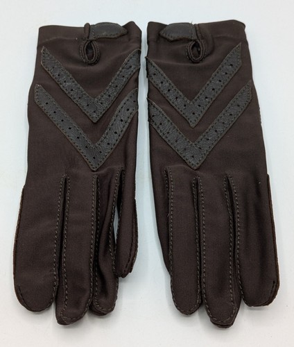 Vintage Isotoner The Original BROWN Women's One Size Gloves - Picture 2 of 5