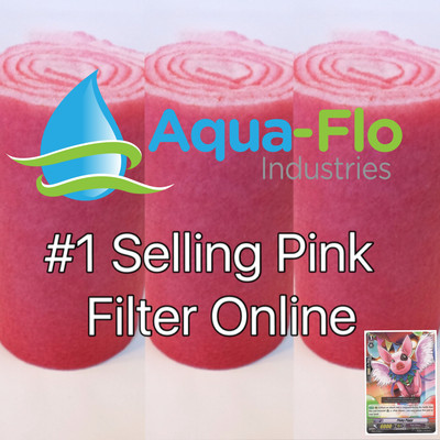 THREE 10' ROLLS AQUARIUM FILTER PAD FRESH SALT WATER BIO BALL + PINKY PIGGY CARD