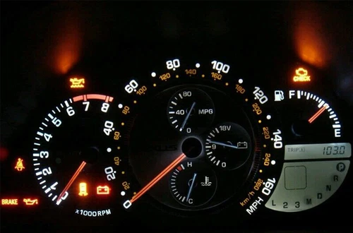 Gauge Cluster Instrument Bulbs Kit & Key Light LED Set for Lexus IS300 2001-2005 - Picture 9 of 13