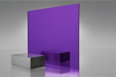 5 Sheets 1/8'' PURPLE Mirror Acrylic Plexiglass 12'' x  12''