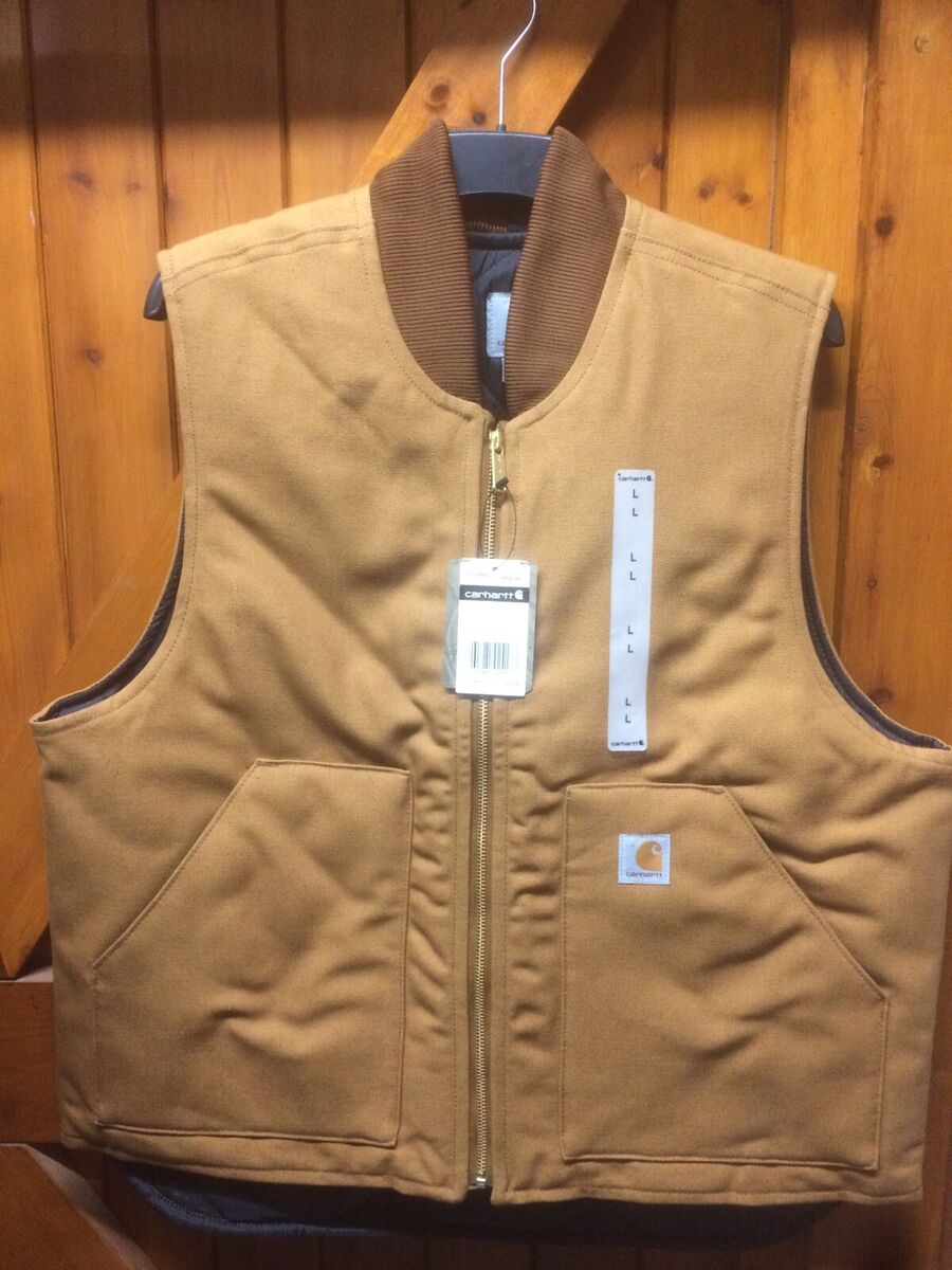 Carhartt Street Wear Duck Arctic Quilt Lined Vest/Waistcoat Carhartt Street Wear Duck Arctic Quilt Lined Vest/Waistcoat