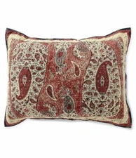 Studio D Marley KING Sham Quilted Paisley Multi - New