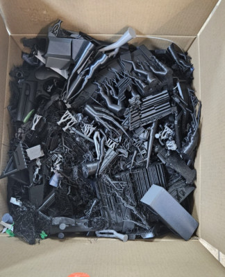 Over Approximately 10kg PLA Plastic Scrap And Failed Prints: 3D Printer Recycle