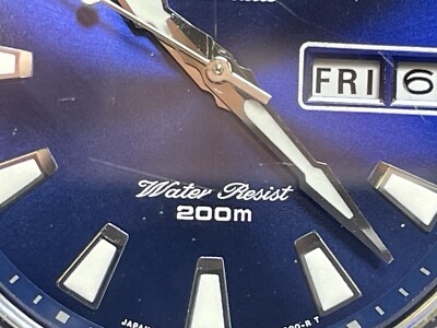 ORIENT EM75-C1A Automatic Mako XL Men's Wrist Watch Blue Dial Day