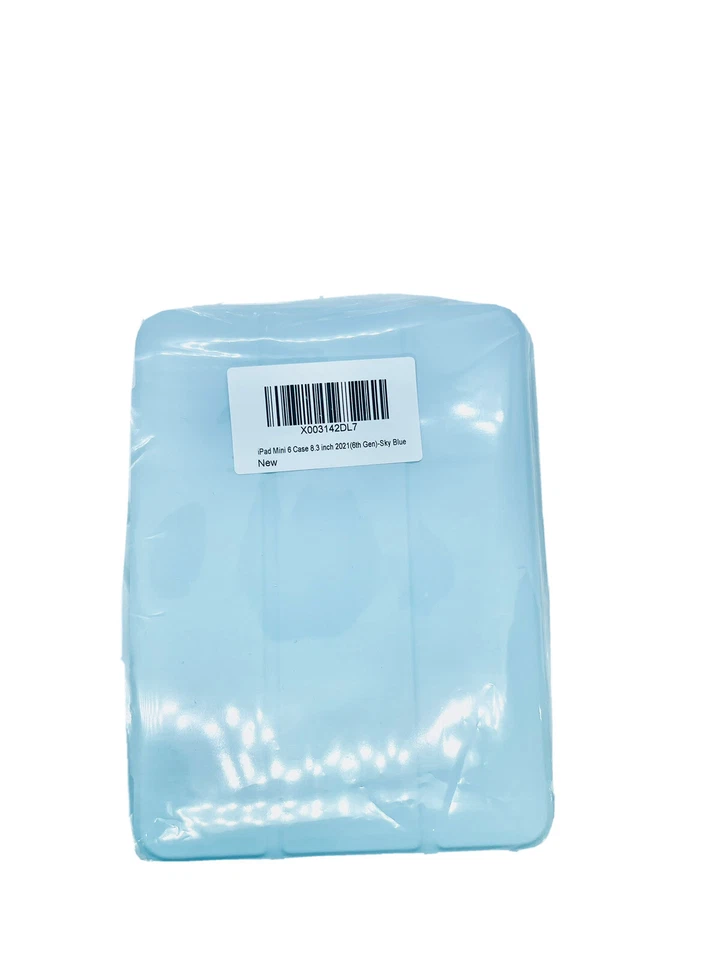 Case for iPad Mini 6th Generation 2021 Translucent Frosted Back Cover Sky Blue - Image 2 of 4