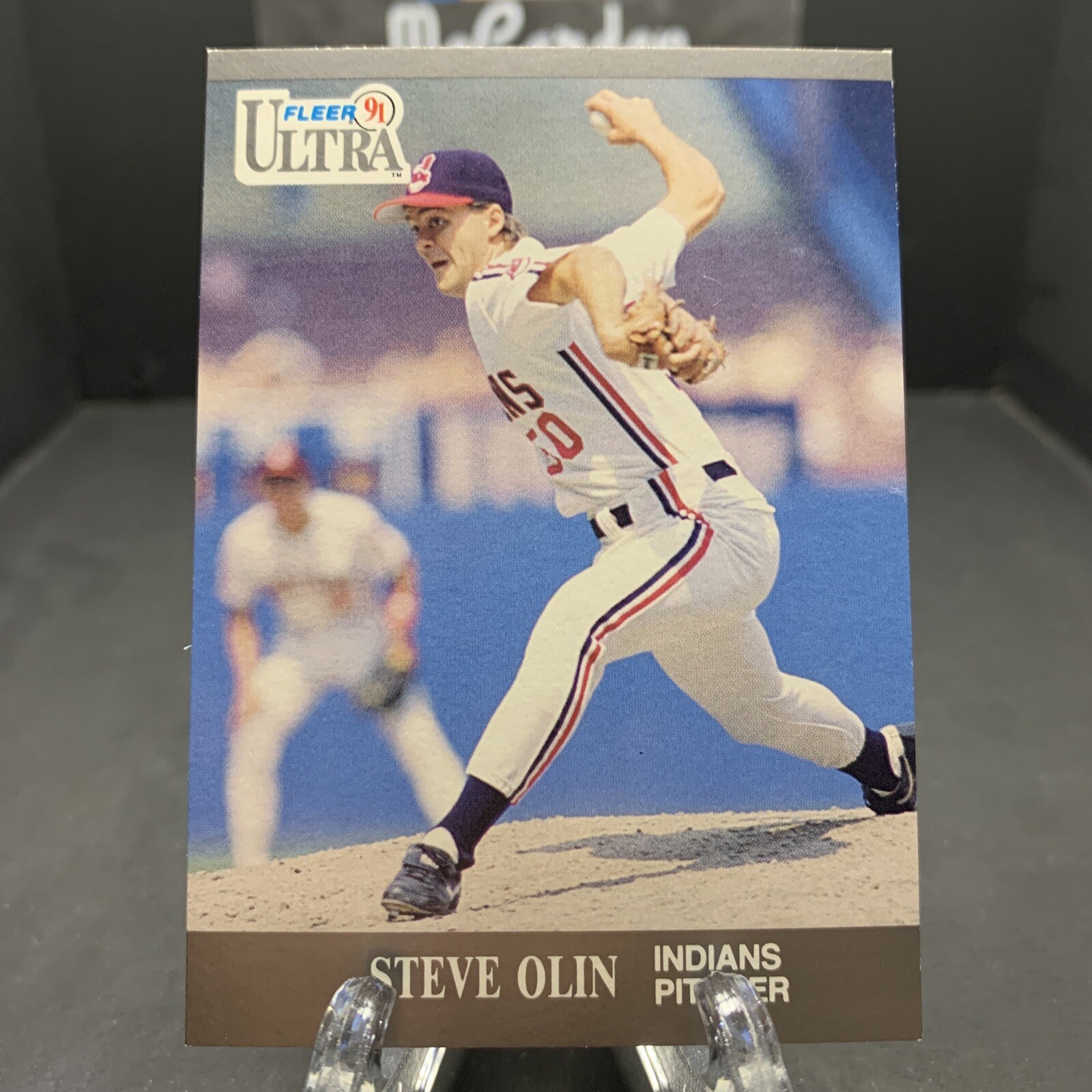 1991 Fleer Ultra Steve Olin #116 Cleveland Indians
