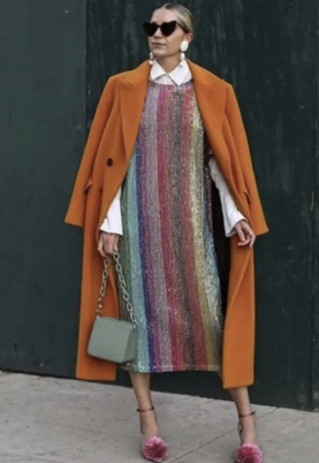zara rainbow sequin dress Z A R A Sequin long dress