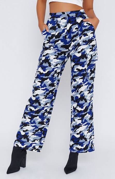 Tarantino Blue Camo Pant Size S Australia