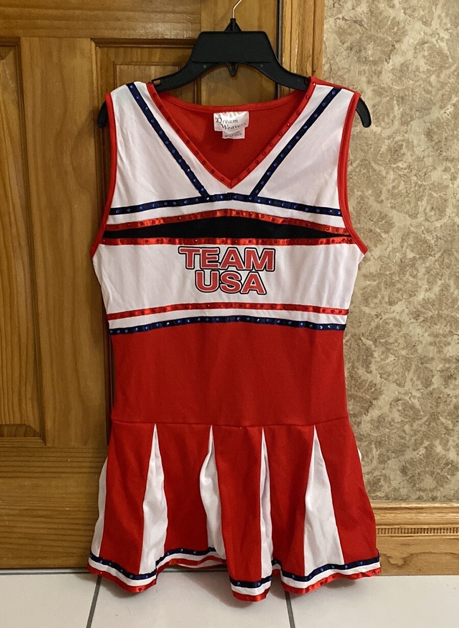 Team USA Dance Costume with Rhinestones Adult Large Gem