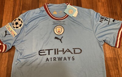 Maglia MANCHESTER CITY HAALAND Final Champions League 2023 L-XL