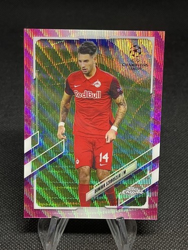 2020-21 Topps Chrom UEFA Champions League rosa X-Fractor Dominik Szoboszlai #78