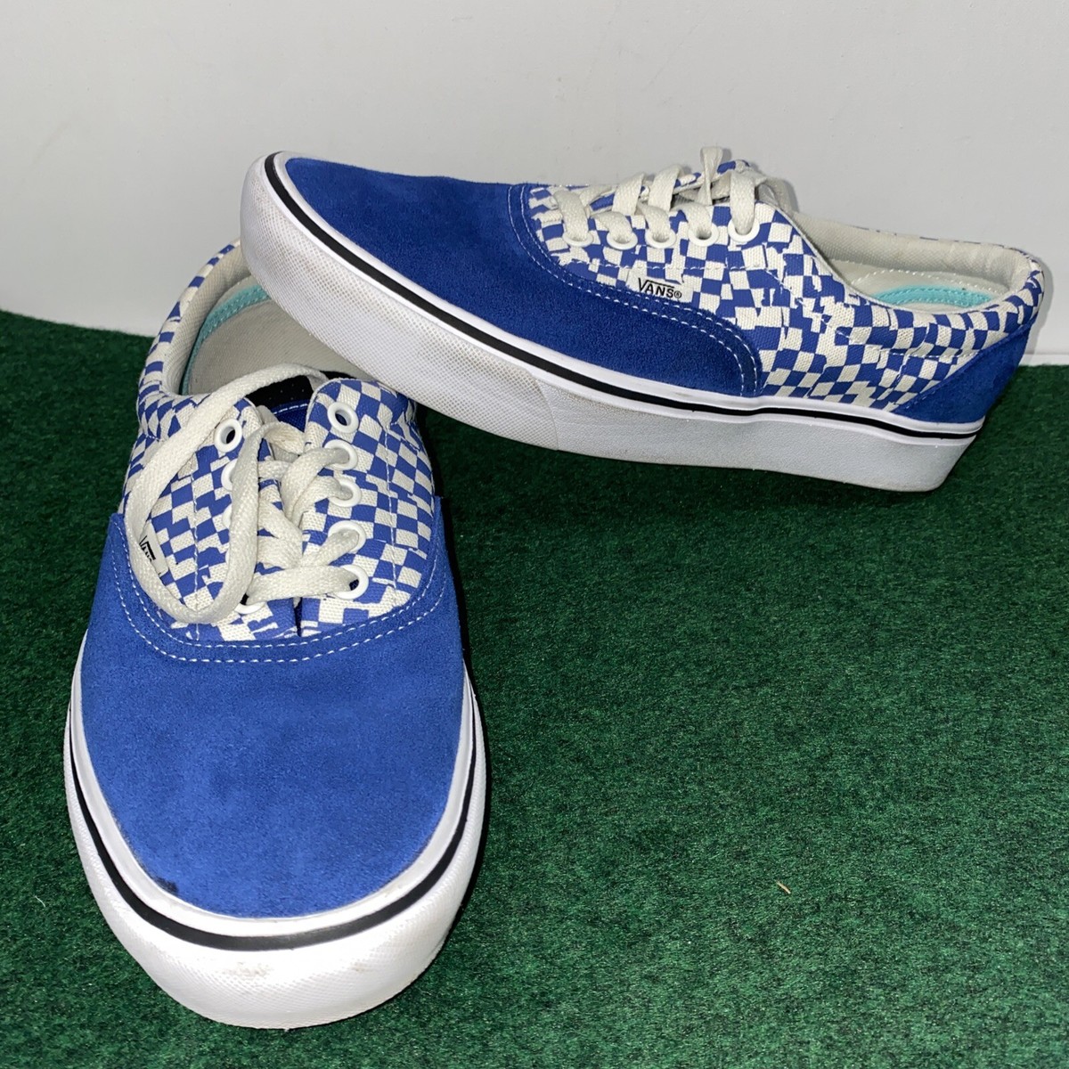 Vans Checkerboard Comfy Cush Sneakers Men Size Athletic Shoes EUC