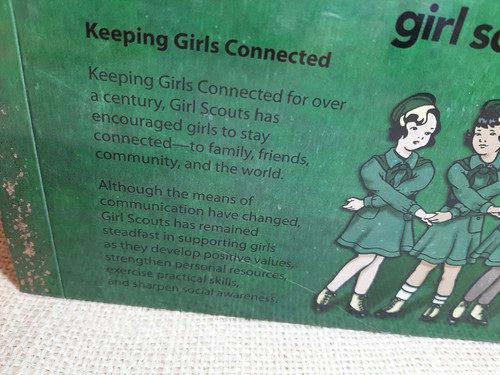 Cassetta postale vintage GIRL SCOUT LATTA con fori appendiabiti verde, vintage finta ruggine usura look - Foto 5 di 12