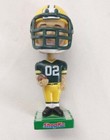 Green Bay PACKERS Bobblehead Vintage Shopko retail advertising 2002 Fotoball 4"