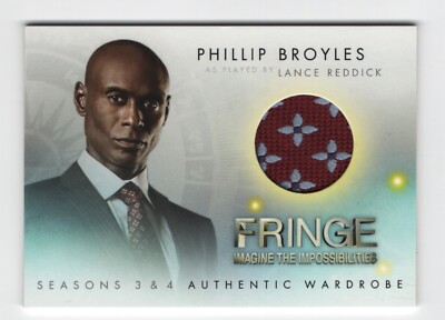 Fringe seasons 3 & 4 M4 Lance Reddick as Phillip Broyles wardrobe insert card