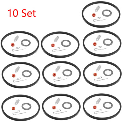 10Set Carburetor Carb Needle Seat Repair Kit For Tecumseh 631021 631021A 621021B