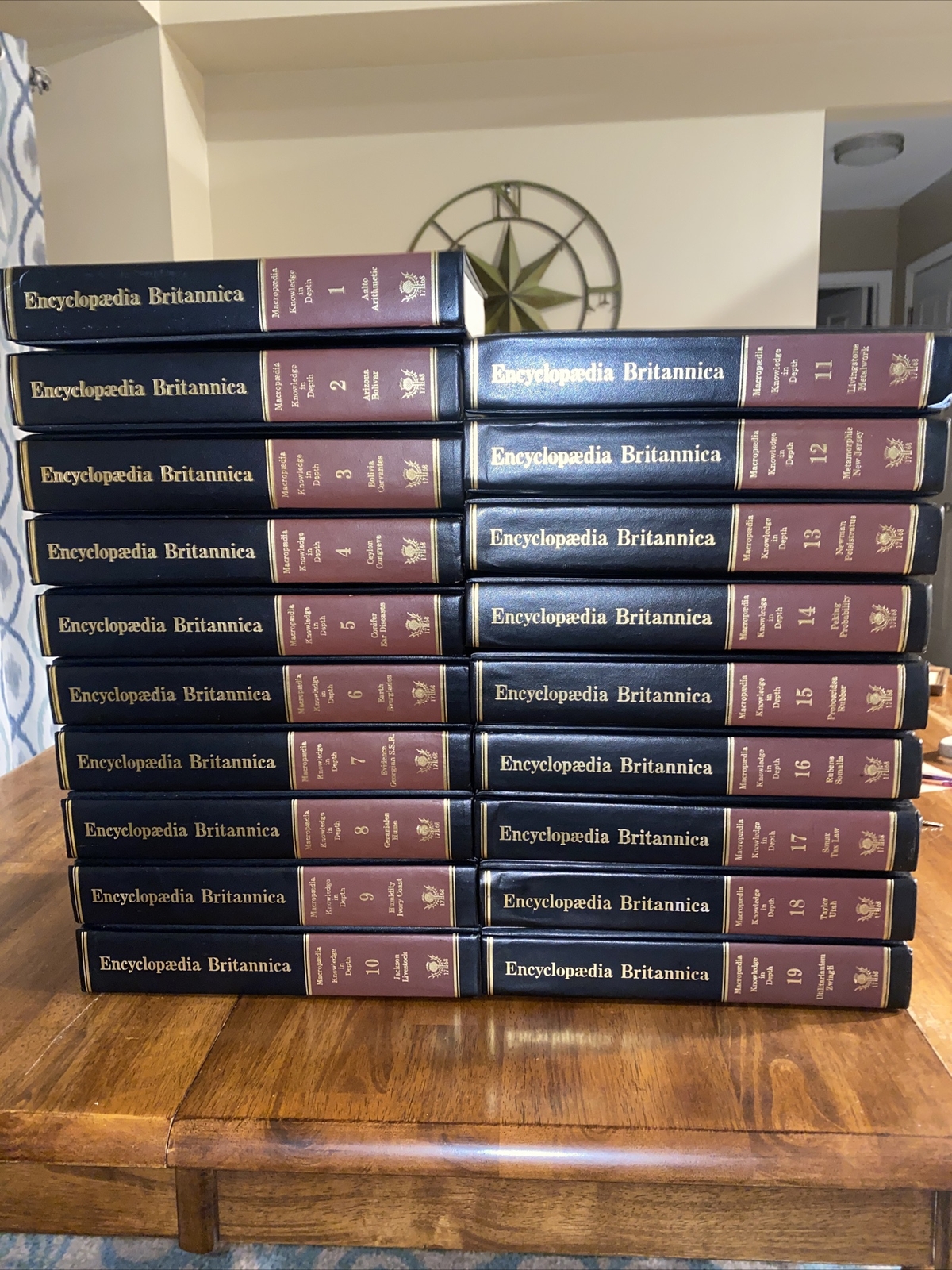 Encyclopedia Britannica 15th Edition 1978 19 Volumes Padded Leather Ebay