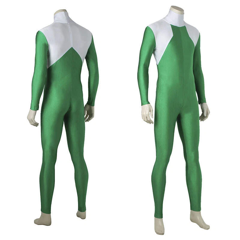 Disfraz Cosplay Mighty Morphin Power Rangers Dragón Verde Ranger Zentai Disfraces Foto 4 de 4