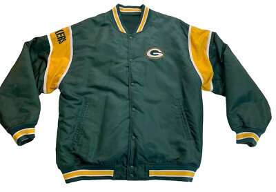 NFL Green Bay Packers Jacket Reversible Large G-III