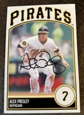 Alex Presley Pittsburgh Pirates Autographed 4x6 Postcard Photo