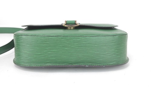 LOUIS VUITTON Saint Cloud Green Epi Crossbody Bag Shoulder Bag Purse France - Picture 7 of 24