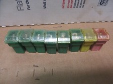 import CARTRIDGE FUSE maxi fuse GROUP OF 8 PIECES BEVEL EDGE HEAD SLOTTED BASE