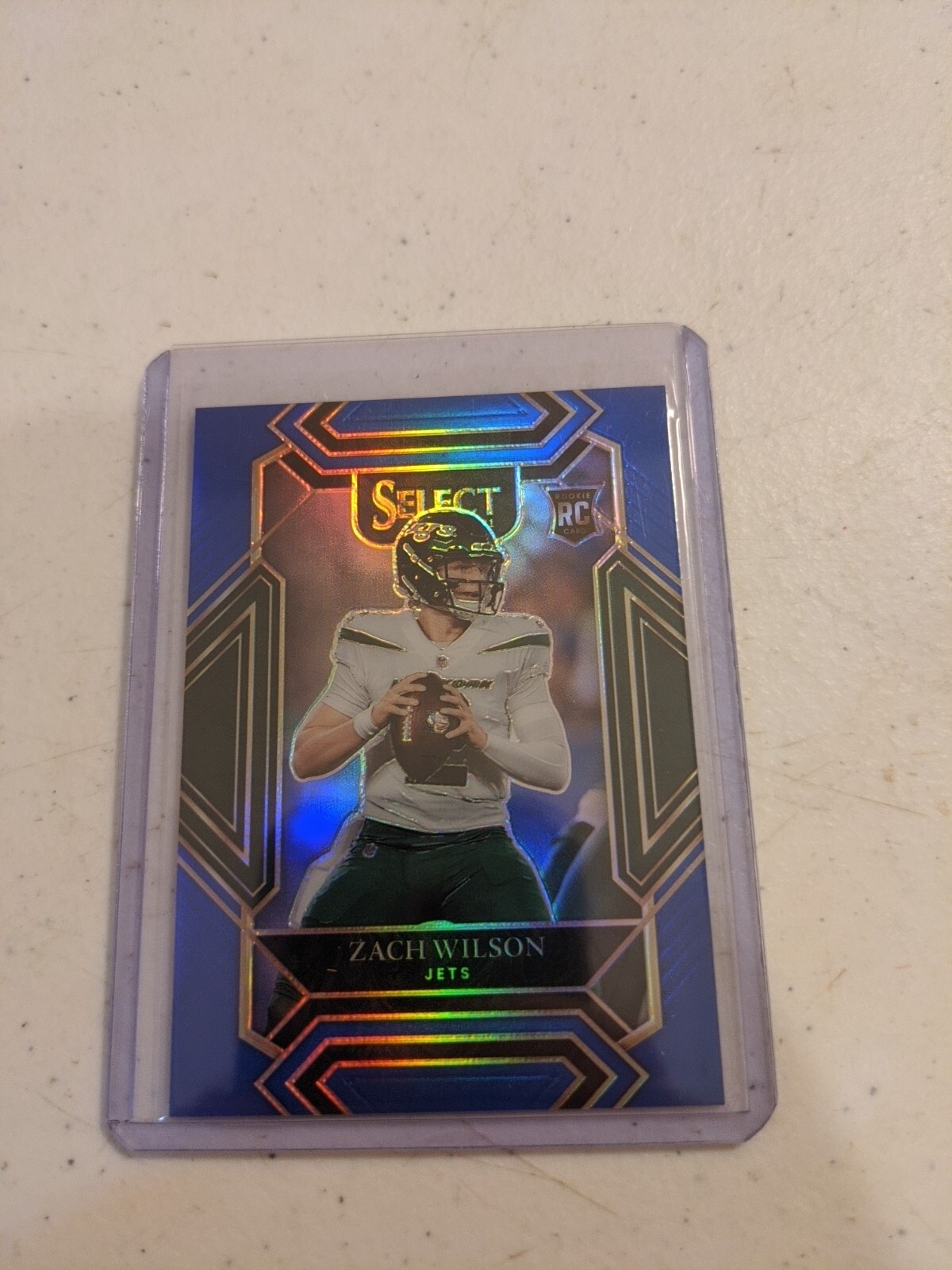 2021 Panini Select Football Zach Wilson Blue Club Level /99 - Jets