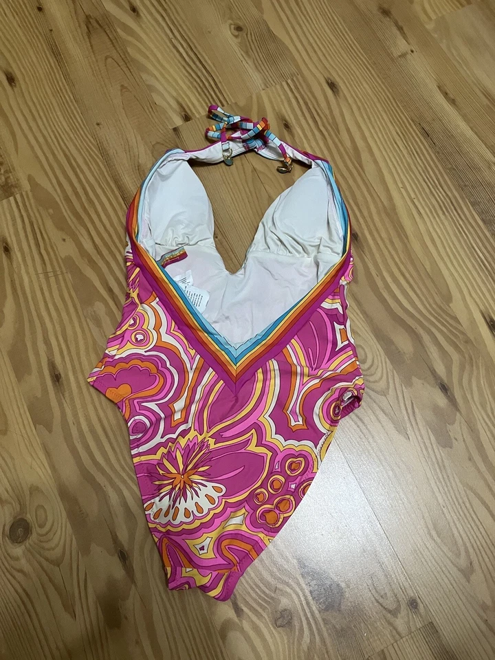 Traje de baño Trina Turk OnePiece 25 aniversario colección EE. UU. talla 2 Foto 3 de 4