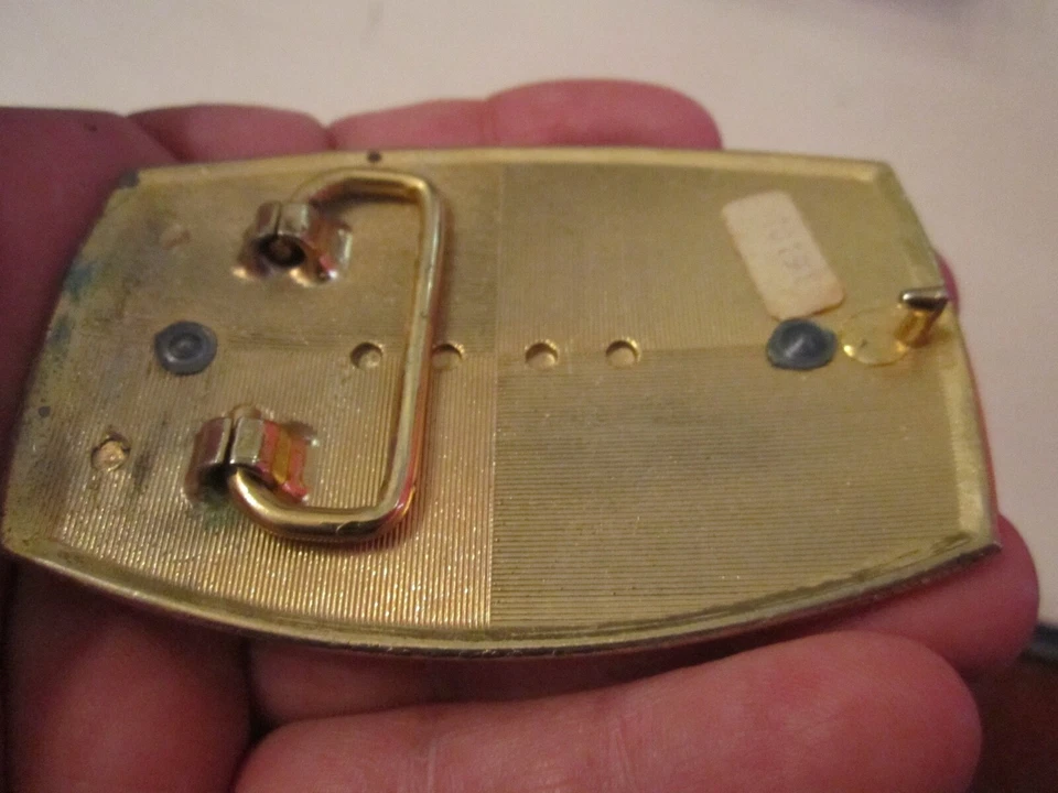 DE COLECCIÓN HEBILLA DE CINTURÓN DE EQUITACIÓN CABALLO BUCKING - GW-18 Foto 3 de 3