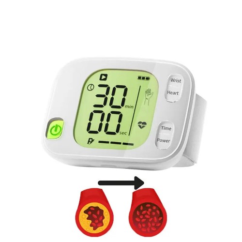 Reloj Pulsera Terapia Luz Roja 28 Agujeros Láser Problemas Ancianos y Alivio del Dolor - Imagen 1 de 6