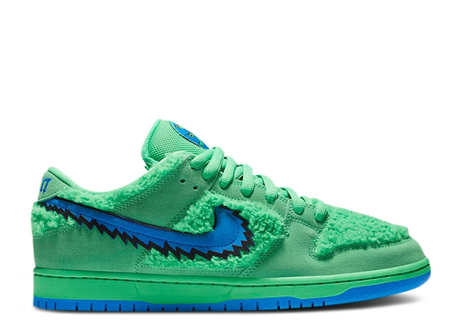 nike sb dunk low pro qs green spark