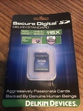 Delkin Devices - Standard SD Secure Digital - 2 GB - for older SD CAMERAS