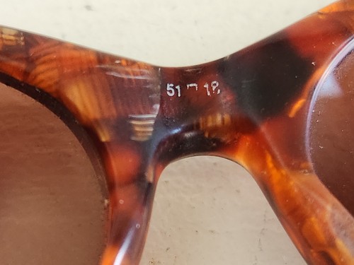 Vintage ESSENCE Sonnenbrille braun Schildpatt champagner 51-18-140 - Bild 7 von 8