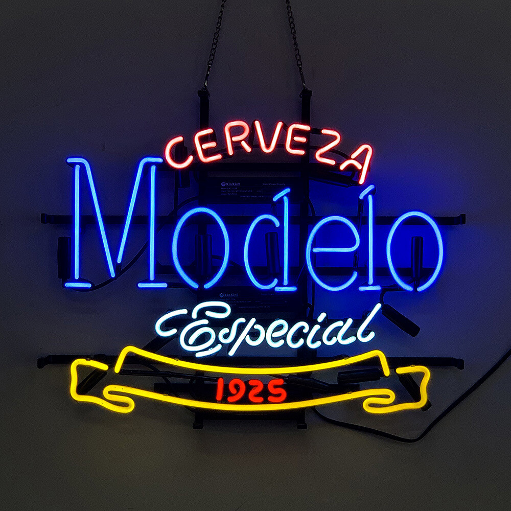 19""x15""CERVEZA Modelo Especial 1925 Letrero de Neón Luz Artesanía Obras de Arte Regalo Decoración