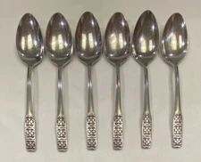 Vintage Stylecraft SYF4 Place/Oval Soup Spoons-Set Of 6