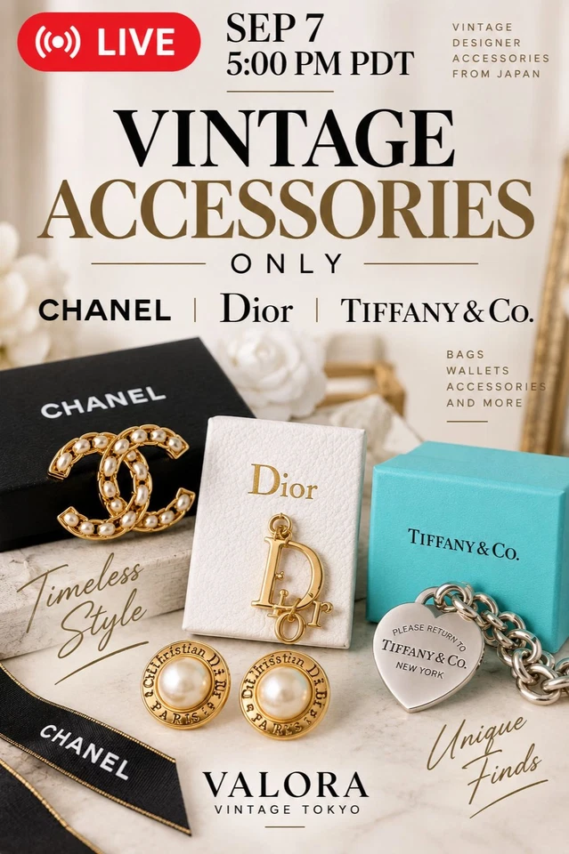 Vintage Accessories – CHANEL, Dior & Tiffany｜VALORA Vintage Tokyo