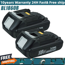 2PACK BL1820 18V 3.0Ah Li-Ion Battery For Makita LXT BL1840 BL1850 BL1830 BL1815