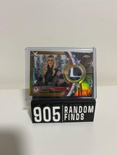 2026 Topps Chrome Lindsey Vonn Gold Athlete Used Race Patch #8/50 Alpine Skiing