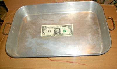 Vintage Wear-Ever #2615 Aluminum Lasagna/Cake/Roaster Pan With Handles-17'' X 11''
