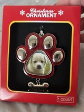Christmas Tree Ornament Photo Frame for a dog  Best Dog  