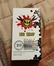 Big Wasp 1005M1 Professional Tattoo Safety 20 Cartridge New Exp: 09/2029