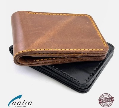Genuine Leather Wallet Purse Wallet Unisex Handmade Purse
