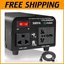 High-Quality 500W Step Up/Down Voltage Transformer Converter 