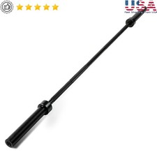 6 Ft Barbell Bar Olympic Weightlifting Bar 2 Inch Rotating Sleeves Training