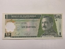 2006 Guatemala Polymer 109 SDS Quetzal 1 Banknote