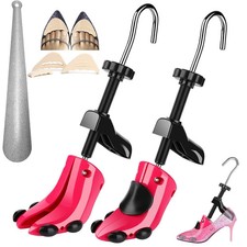 JJDPARTS High Heel Shoe Stretcher, Pair 4-Way Shoe Expander Widener Shoe Tree...