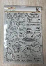 Simon Says Stamp Polar Christmas Clear Stamp Set~New in Package