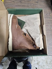 Danner 15542 Bull Run Steel Toe 8” Work Boot Moc Toe Tobacco 15 D.    