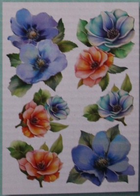 Bogen Diamond Painting-Sticker ''Blütenträume 3'',mit Material,Jittenmeier